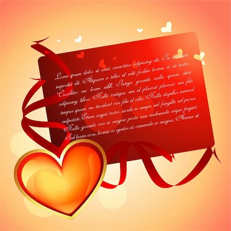 simsearch:400-05368256,k - vector valentine day heart background design with space for your text Stock Photo - Budget Royalty-Free & Subscription, Code: 400-05368265