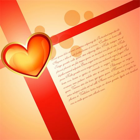 simsearch:400-05368256,k - beautiful eps10 vector valentine day heart background with space for your text Stock Photo - Budget Royalty-Free & Subscription, Code: 400-05368266