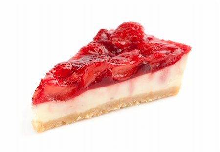 Cheesecake with fresh strawberries Stock Photo - Budget Royalty-Free & Subscription, Code: 400-05368652