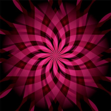 simsearch:400-05263438,k - Abstract dark and purple-pink vivid wallpaper with rays and star-flower (vector EPS 10) Stock Photo - Budget Royalty-Free & Subscription, Code: 400-05368677