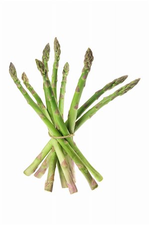 simsearch:400-05744493,k - Asparagus on Isolated White Background Stock Photo - Budget Royalty-Free & Subscription, Code: 400-05369437