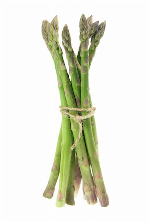 simsearch:400-05369871,k - Bunch of Asparagus on White Background Stock Photo - Budget Royalty-Free & Subscription, Code: 400-05369926