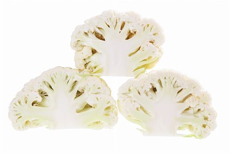 simsearch:400-05744496,k - Cauliflower on White Background Stock Photo - Budget Royalty-Free & Subscription, Code: 400-05369941