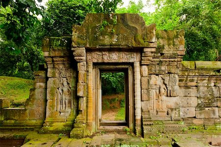 Ruins of the temples, Angkor Wat, Cambodia Foto de stock - Royalty-Free Super Valor e Assinatura, Número: 400-05360139