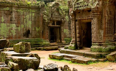 Ruins of the temples, Angkor Wat, Cambodia Foto de stock - Royalty-Free Super Valor e Assinatura, Número: 400-05360147