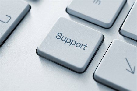 simsearch:400-08291045,k - Support button on the keyboard. Toned Image. Foto de stock - Royalty-Free Super Valor e Assinatura, Número: 400-05360293
