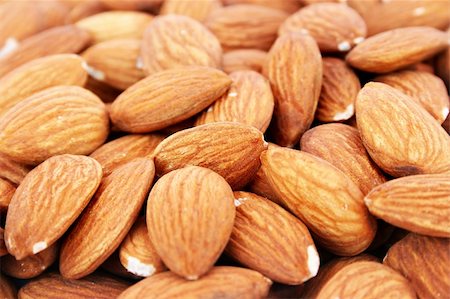 Almonds close up picture. Stock Photo - Budget Royalty-Free & Subscription, Code: 400-05360791