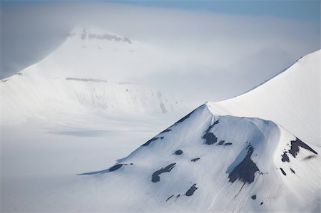 simsearch:400-05361285,k - Arctic mountain landscape - mountains, glaciers, sea, ice Photographie de stock - Aubaine LD & Abonnement, Code: 400-05361408
