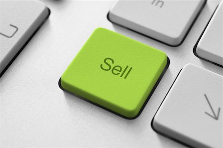 Sell button on the keyboard. Toned Image. Stock Photo - Budget Royalty-Free & Subscription, Code: 400-05362070