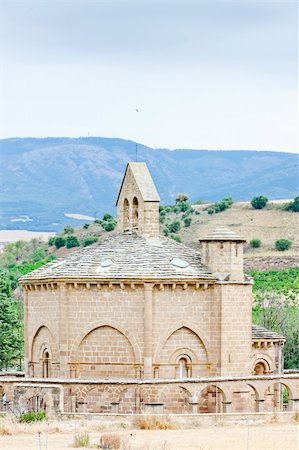 santiago de compostela - Church of Saint Mary of Eunate, Road to Santiago de Compostela, Navarre, Spain Stock Photo - Budget Royalty-Free & Subscription, Code: 400-05362146