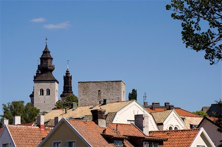 Visby, the capital of Gotland, Sweden. Stock Photo - Budget Royalty-Free & Subscription, Code: 400-05363189