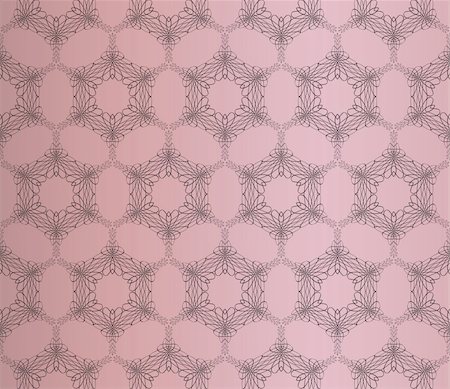 simsearch:400-08336301,k - Stylish design with seamless black lace on an (editable) pink background Fotografie stock - Microstock e Abbonamento, Codice: 400-05363554