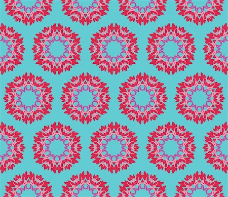 simsearch:400-05730150,k - Seamless pattern with flowers in pink, red and purple Stock Photo - Budget Royalty-Free & Subscription, Code: 400-05363599