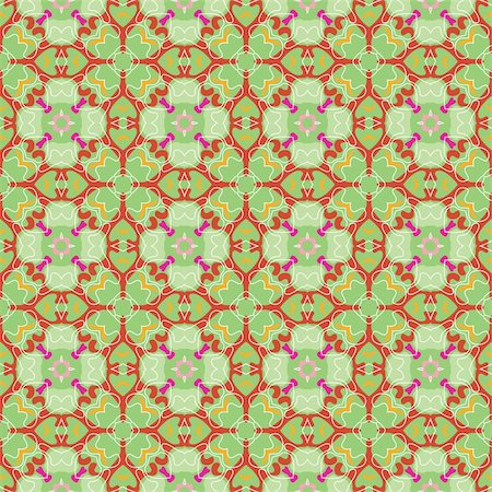 simsearch:400-08336301,k - Seamless and elegant Baroque pattern with flowers in pink, red, green Fotografie stock - Microstock e Abbonamento, Codice: 400-05363631
