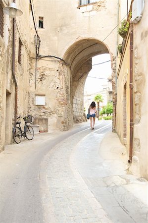 Peralada village at Girona in Catalonia Spain Stock Photo - Budget Royalty-Free & Subscription, Code: 400-05363887