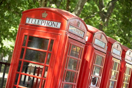 red call box - Red Telephone Booths In A Row Stock Photo - Budget Royalty-Free & Subscription, Code: 400-05374509