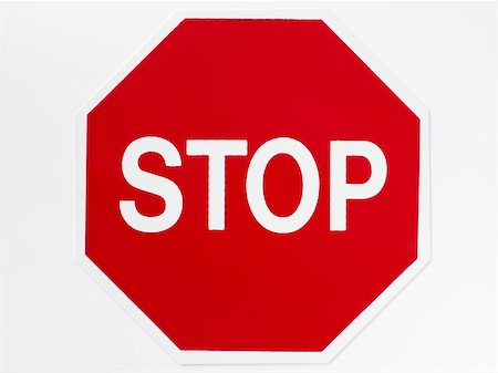 Stop Sign Stock Photo - Budget Royalty-Free & Subscription, Code: 400-05374634