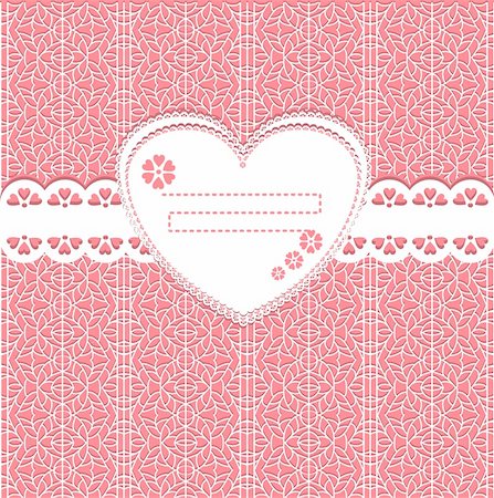 simsearch:400-05706300,k - Vector lace frame background. Scrap template with blank space for your photos or text Stock Photo - Budget Royalty-Free & Subscription, Code: 400-05375370
