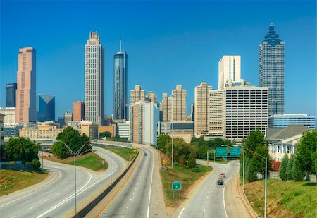 simsearch:400-08695851,k - ATLANTA, GA - SEPTEMBER 12: Atlanta is a top business city with the country's third largest concentration of Fortune 500 companies September 12, 2011 in Atlanta, GA. Fotografie stock - Microstock e Abbonamento, Codice: 400-05376482