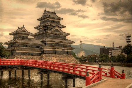 Matsumoto Castle in Matsumoto, Nagano, Japan. Stock Photo - Budget Royalty-Free & Subscription, Code: 400-05376507