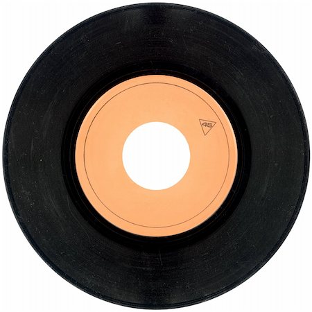 simsearch:400-05152359,k - Empty Gramophone vinyl record isolated on white background Foto de stock - Super Valor sin royalties y Suscripción, Código: 400-05377148