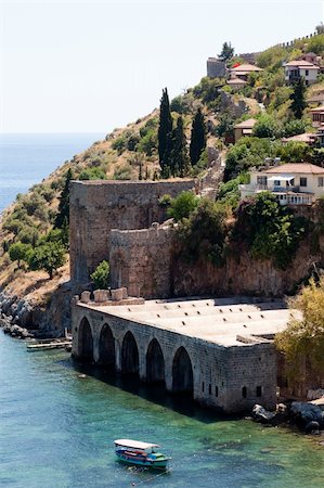 Turkey. Ruins of Ottoman fortress in Alanya Stock Photo - Budget Royalty-Free & Subscription, Code: 400-05377632