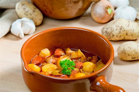 stew sausage - potato and sausage goulash Stock Photo - Budget Royalty-Free & Subscription, Code: 400-05379920