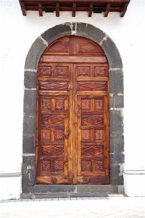 door bell - Nuestra Senora de La Concepcion hermitage at La Palma in Canary Islands Spain Stock Photo - Budget Royalty-Free & Subscription, Code: 400-05379939