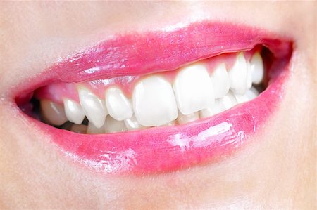 simsearch:400-04287911,k - Smiling woman mouth with great teeth Photographie de stock - Aubaine LD & Abonnement, Code: 400-05370435