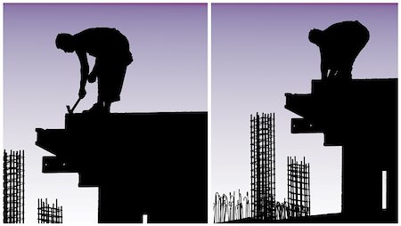 Construction workers put formwork and armature Stock Photo - Budget Royalty-Free & Subscription, Code: 400-05370555