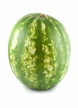 simsearch:400-05886533,k - Juicy green water melon isolated on white background Photographie de stock - Aubaine LD & Abonnement, Code: 400-05371365