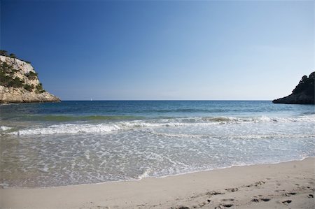 simsearch:851-02963102,k - Trebaluger beach at Menorca island in Spain Stock Photo - Budget Royalty-Free & Subscription, Code: 400-05371441