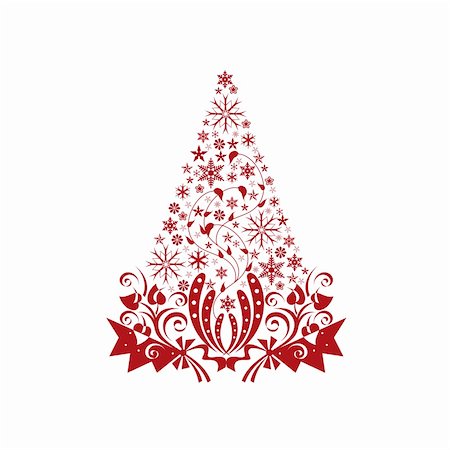 simsearch:400-05117036,k - Beautiful christmas decoration isolated on white background Foto de stock - Super Valor sin royalties y Suscripción, Código: 400-05372243