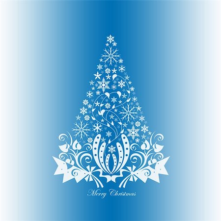 simsearch:400-05117036,k - Beautiful christmas decoration with floral and snowflakes Foto de stock - Super Valor sin royalties y Suscripción, Código: 400-05372260
