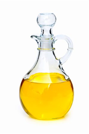stopper - Vegetable oil bottle isolated on white background Stock Photo - Budget Royalty-Free & Subscription, Code: 400-05372386