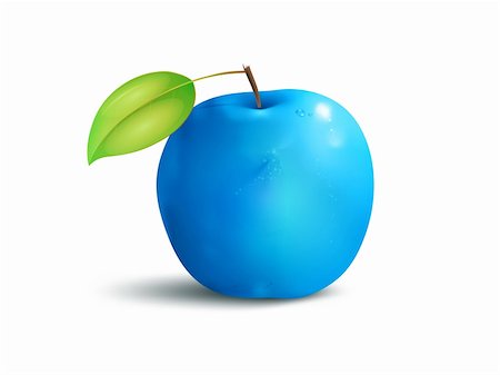 simsearch:400-07714506,k - An image of a beautiful blue apple Photographie de stock - Aubaine LD & Abonnement, Code: 400-05372684