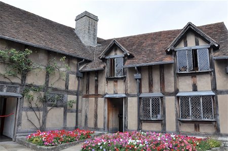 somerset house - William Shakespeare's Birthplace in Stratford upon Avon, England Photographie de stock - Aubaine LD & Abonnement, Code: 400-05373691