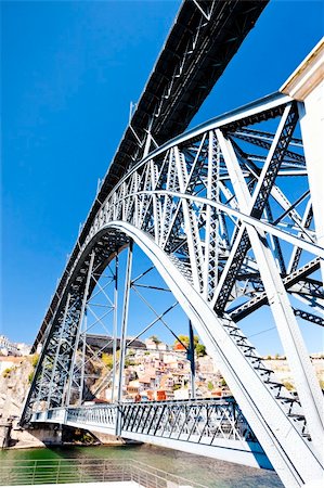 Dom Luis I Bridge, Porto, Douro Province, Portugal Stock Photo - Budget Royalty-Free & Subscription, Code: 400-05373984