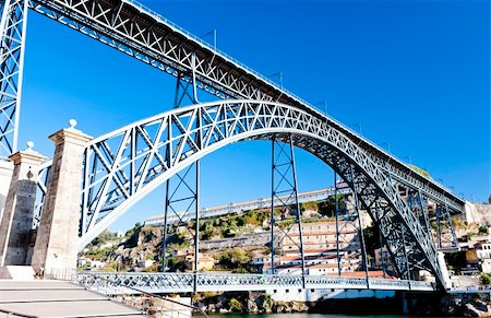 Dom Luis I Bridge, Porto, Portugal Stock Photo - Budget Royalty-Free & Subscription, Code: 400-05373987
