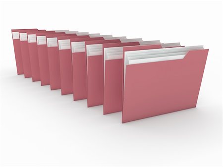 simsearch:400-04672625,k - 3d folder paper document file pink data Stock Photo - Budget Royalty-Free & Subscription, Code: 400-05384117