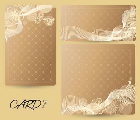 simsearch:400-05699632,k - card with a floral background of various sizes Foto de stock - Super Valor sin royalties y Suscripción, Código: 400-05384917
