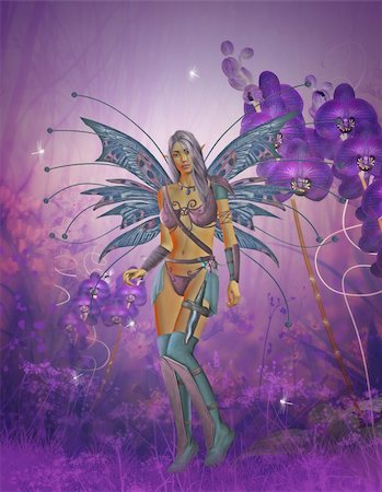 3d render of a fairy Stock Photo - Budget Royalty-Free & Subscription, Code: 400-05385000