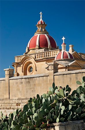 architecture detail of church in gozo island malta Stock Photo - Budget Royalty-Free & Subscription, Code: 400-05386154