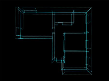 simsearch:400-04033020,k - The architectural project of apartment. Photographie de stock - Aubaine LD & Abonnement, Code: 400-05386338