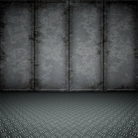 An image of a dark steel floor for your content Foto de stock - Super Valor sin royalties y Suscripción, Código: 400-05386629