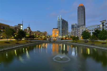 Millennium Gate at Atlantic Station in Midtown Atlanta, Georgia, USA. Stock Photo - Budget Royalty-Free & Subscription, Code: 400-05386956