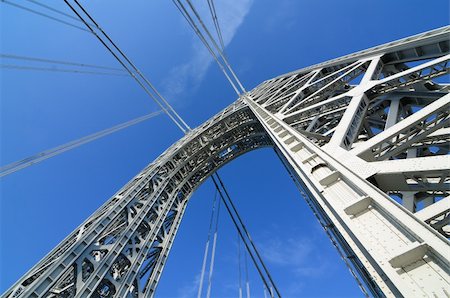pont george washington - The George Washington Bridge Arch in New York City. Photographie de stock - Aubaine LD & Abonnement, Code: 400-05386953