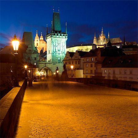 simsearch:400-05690668,k - on Charles bridge, Prague, Czech Republic Stockbilder - Microstock & Abonnement, Bildnummer: 400-05387051