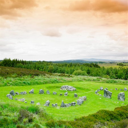 simsearch:400-05753403,k - stone circles, Beaghmore, County Tyrone, Northern Ireland Stock Photo - Budget Royalty-Free & Subscription, Code: 400-05387269