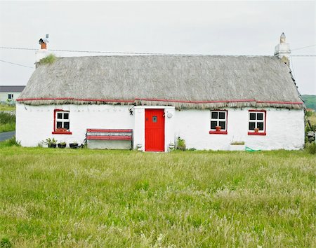 folk house - cottage, Malin Head, County Donegal, Ireland Stock Photo - Budget Royalty-Free & Subscription, Code: 400-05387278
